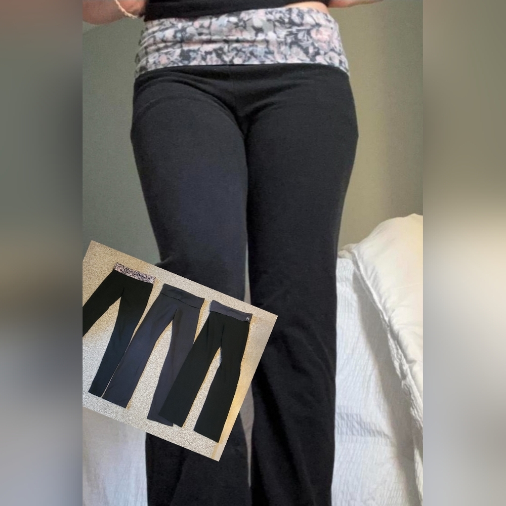 Lot Of 3: Victoria's Secret Boot-Cut Flare & Straight Leg Yoga Pants 🥰